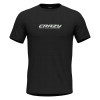 Pánske funkčné tričko Crazy LOGO  - čierna