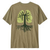 Pánske tričko Patagonia RUN LIKE ROOTS RESPONSIBILI-TEE  - khaki