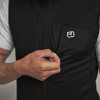 Pánská vesta Ortovox FLEECE GRID VEST  - černá