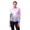 Dámské funkční tričko Crazy SUN HOODIE  - růžová