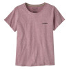 Dámské tričko Patagonia P-6 LOGO RESPONSIBILI-TEE  - světle růžová