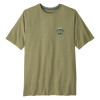 Pánské tričko Patagonia GREAT WAVES RESPONSIBILI-TEE  - khaki