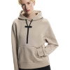 Dámska mikina On FOCUS TECH HOODIE  - svetlo hnedá