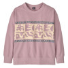 Dětská mikina Patagonia CREW SWEATSHIRT  - světle růžová