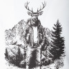 Pánske tričko Almgwand ERLAUERALM  - biela