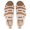 Dámske topánky Inuikii SHEARLING LOW VELCRO  - svetlo hnedá