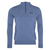 Pánsky sveter Stöckli SWISS MADE KNITTED PULLOVER ZIP  - tmavo modrá