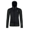 Dámska mikina Ortovox FLEECE GRID HOODY  - čierna