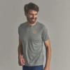Pánské funkční tričko Ortovox 185 MERINO MTN BADGE TS  - šedá