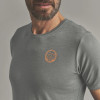 Pánské funkční tričko Ortovox 185 MERINO MTN BADGE TS  - šedá