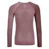 Dámske funkčné tričko Ortovox 120 COMPETITION LIGHT LONG SLEEVE  - tmavo ružová