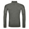 Pánske funkčné tričko Ortovox 230 COMPETITION ZIP NECK  - tmavo zelená