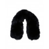 Dámsky golier Phenix FUR COLLAR FOX  - čierna