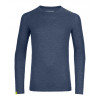 Pánské funkční tričko Ortovox 105 ULTRA LONG SLEEVE  - tmavě modrá