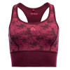 Dámska funkčná podprsenka Devold KVITEGGA TOP  - vínová