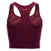 Dámska funkčná podprsenka Devold KVITEGGA TOP  - vínová