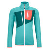 Dámska mikina Ortovox FLEECE GRID JACKET  - svetlo modrá