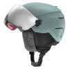 Dětská lyžařská helma Atomic SAVOR VISOR JR  - světle zelená