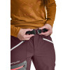 Dámske nohavice Ortovox CEVEDALE PANTS  - vínová