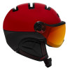 Lyžařská helma Kask PIUMA-R MONTECARLO VISOR  - červená
