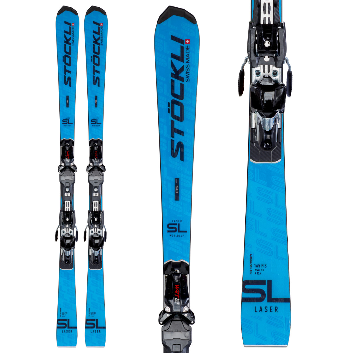 Lyže Stöckli LASER SL FIS + WRT D20 + WRT 12 | Nixski.cz