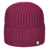 ROSE. BEANIE WITH RIBS
