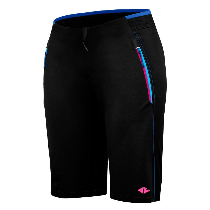 Dámske turistické kraťasy Crazy ALPINSTAR  - čierna