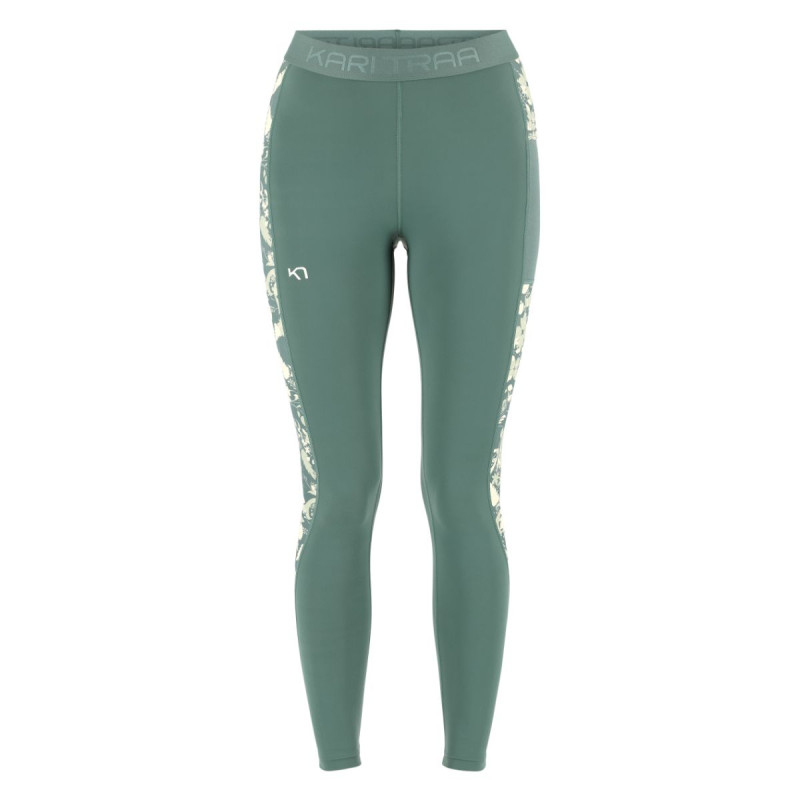 Dámske legíny Kari Traa VILDE TRAINING  - zelená