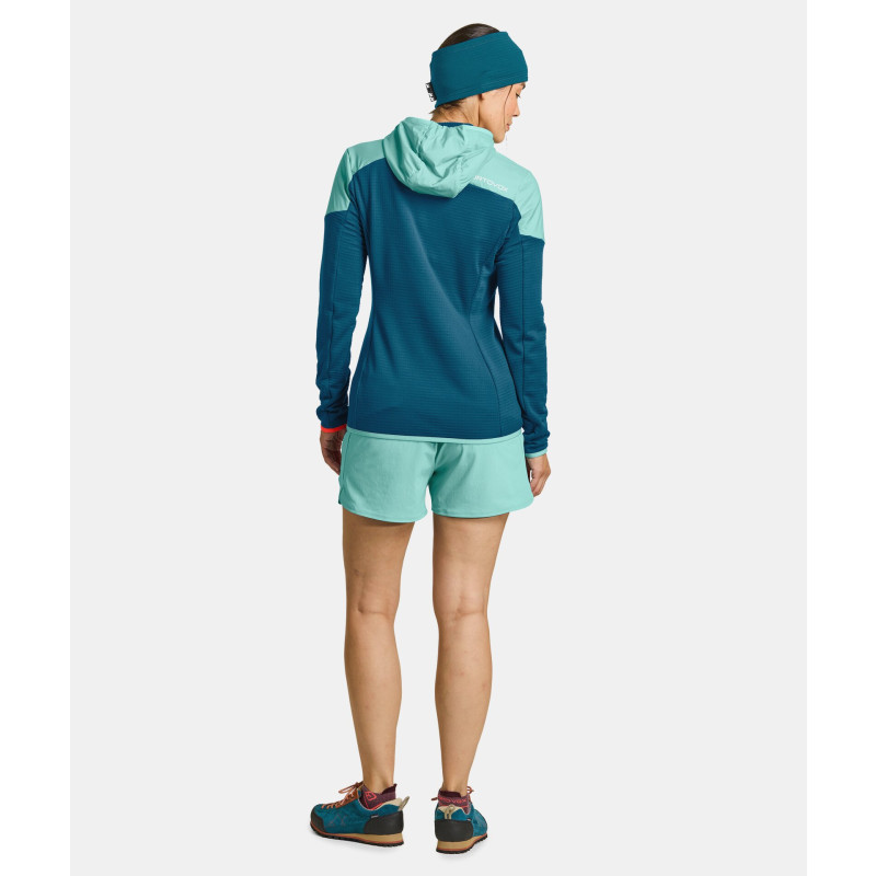 Dámska bunda Ortovox LADIZ HYBRID JACKET  - petrolejová