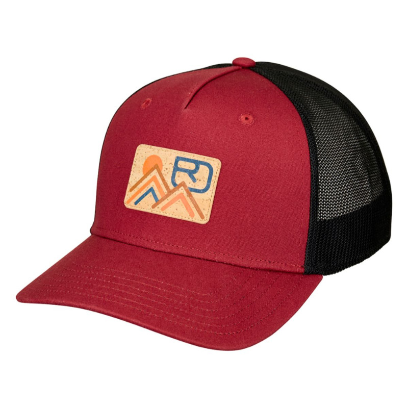 Pánska šiltovka Ortovox CORKY TRUCKER CAP  - vínová