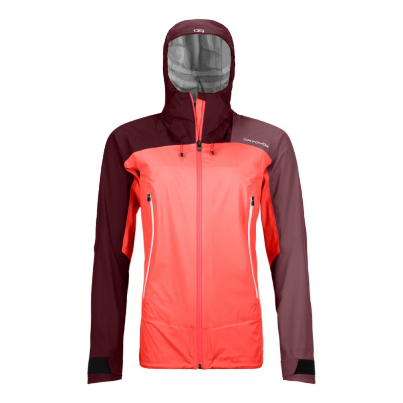 Dámska bunda Ortovox WESTALPEN 3L LIGHT JACKET  - oranžová