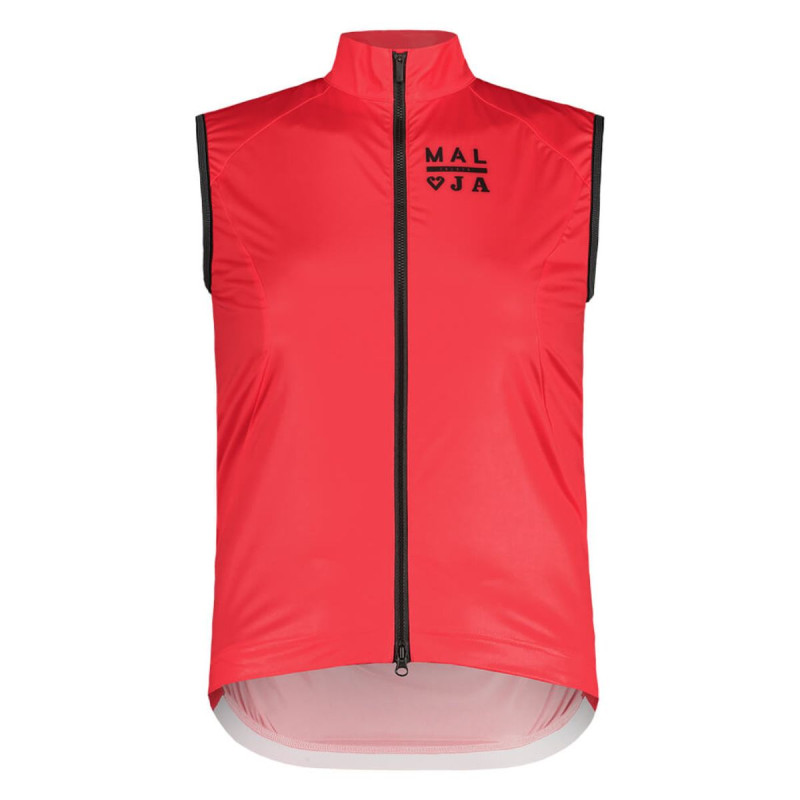 Dámska cyklistická vesta Maloja TRANSTEINM.  - tmavo ružová