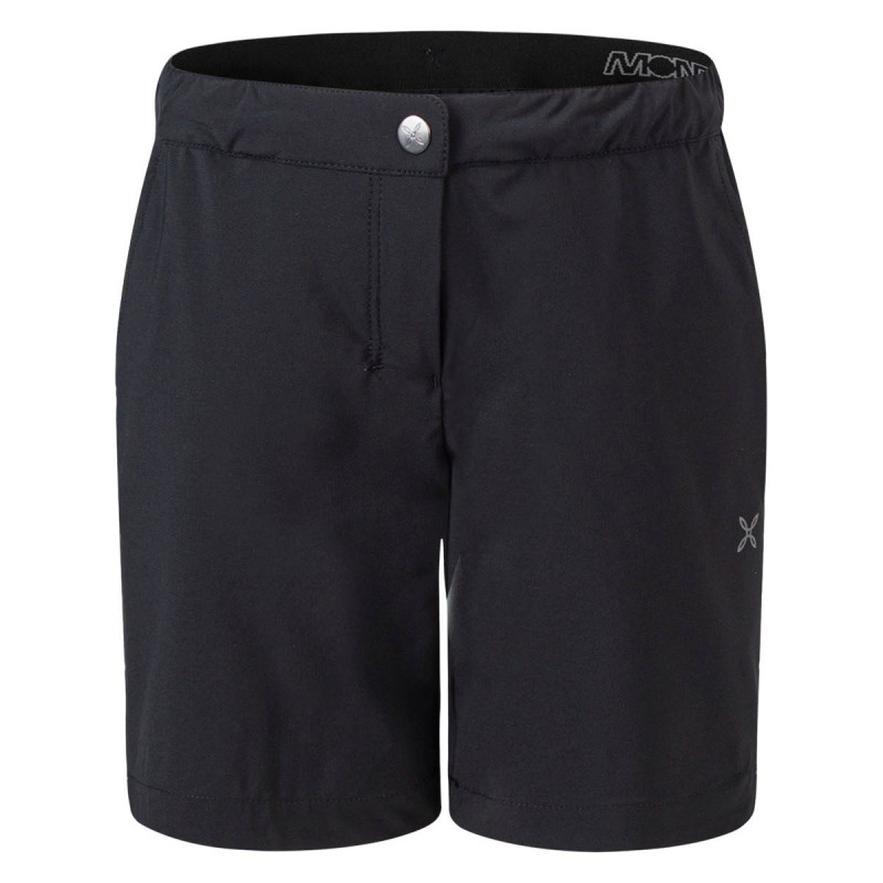 Detské turistické kraťasy Montura STRETCH 2 BERMUDA  - čierna