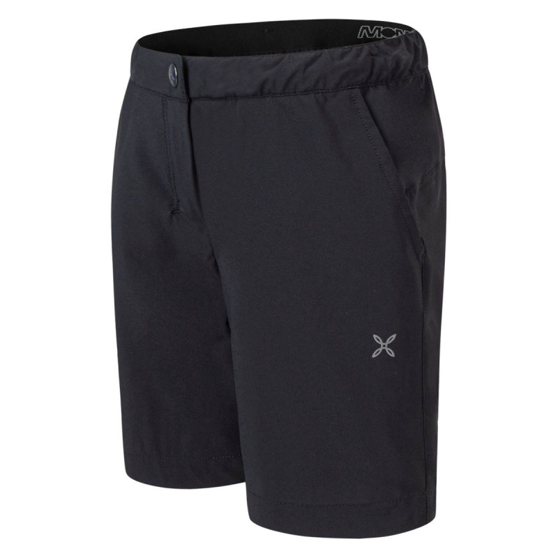 Detské turistické kraťasy Montura STRETCH 2 BERMUDA  - čierna