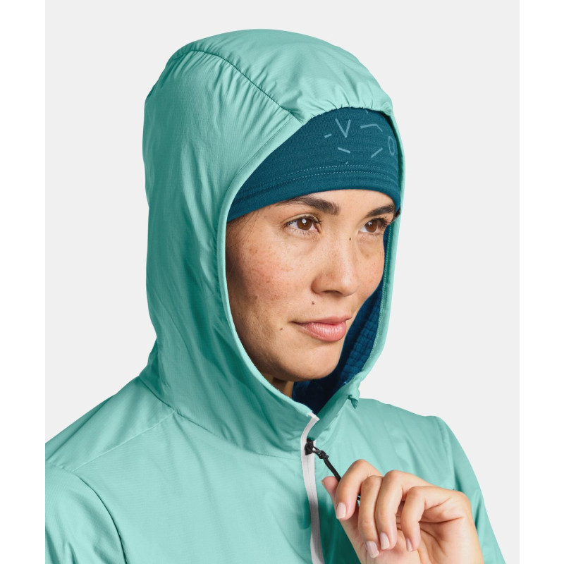 Dámska bunda Ortovox LADIZ HYBRID JACKET  - svetlo zelená