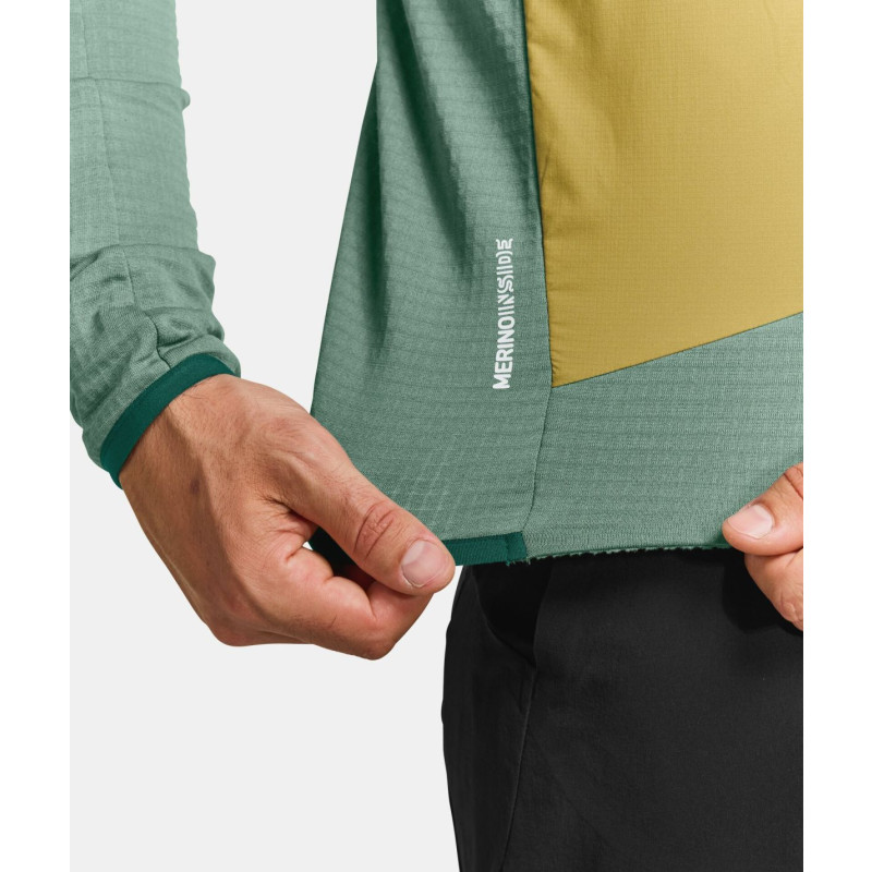 Pánska bunda Ortovox LADIZ HYBRID JACKET  - khaki