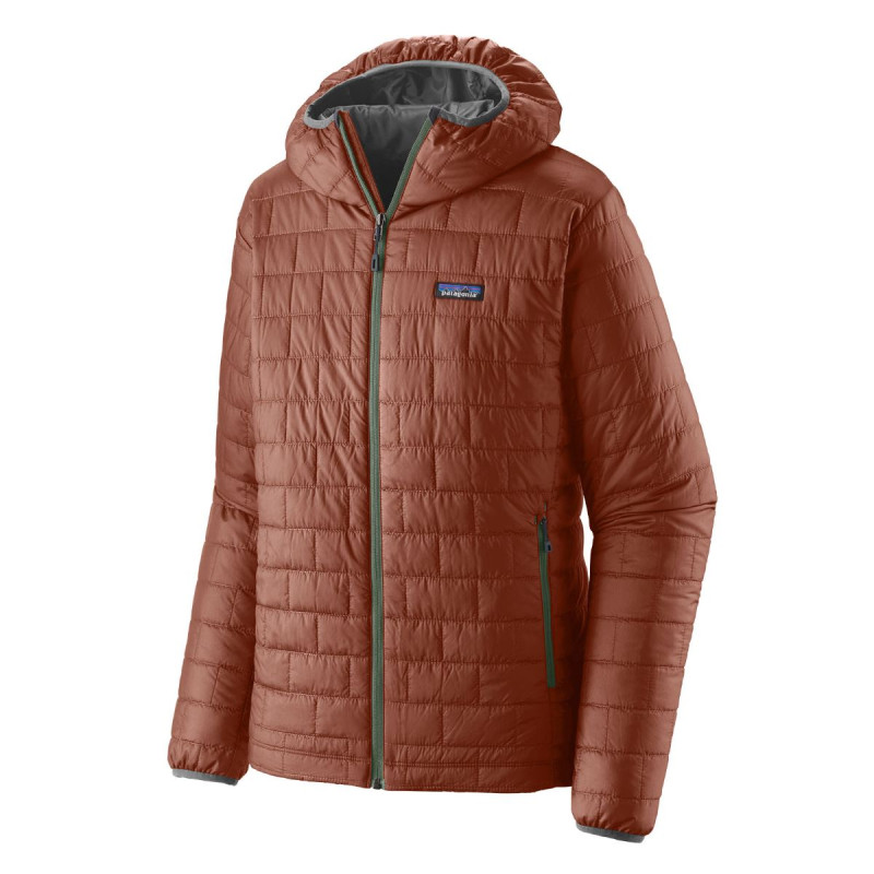 Pánská bunda Patagonia NANO PUFF HOODY  - oranžová