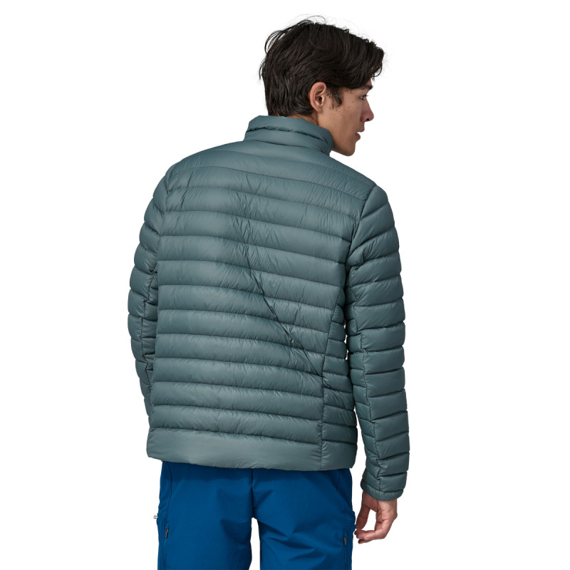 Pánská bunda Patagonia DOWN SWEATER  - světle šedá