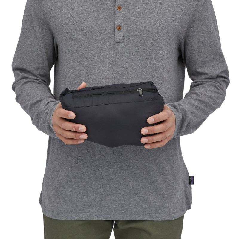 Pánská bunda Patagonia DOWN SWEATER HOODY  - tmavě modrá