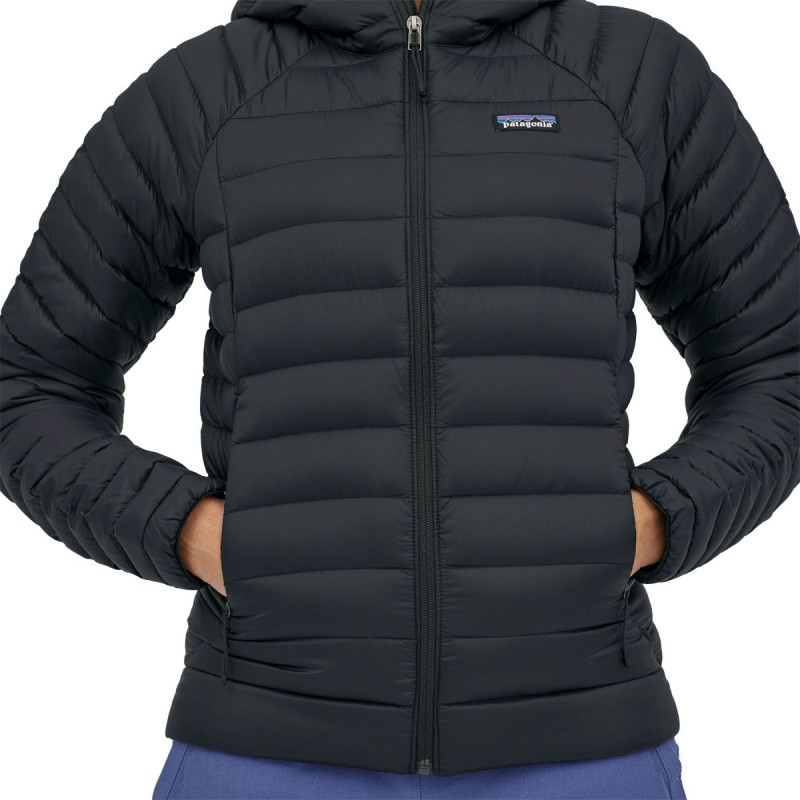 Dámská bunda Patagonia DOWN SWEATER HOODY  - šedá