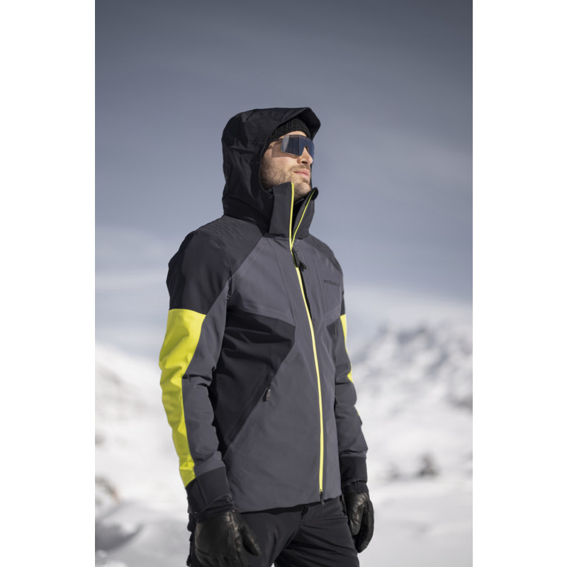 Pánska lyžiarská bunda Stöckli SKIJACKET RACE  - tmavo šedá
