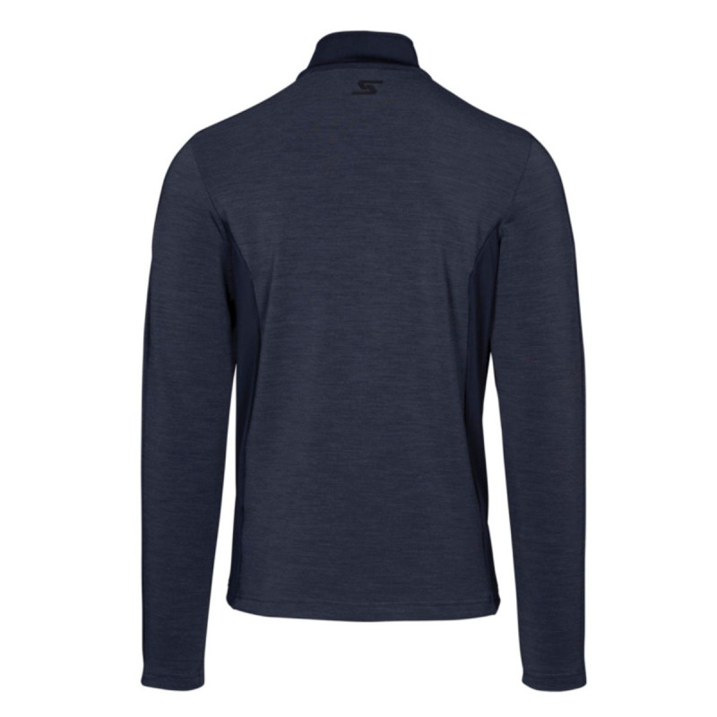 Pánska lyžiarská mikina Stöckli TECHNOSTRETCH  - tmavo šedá