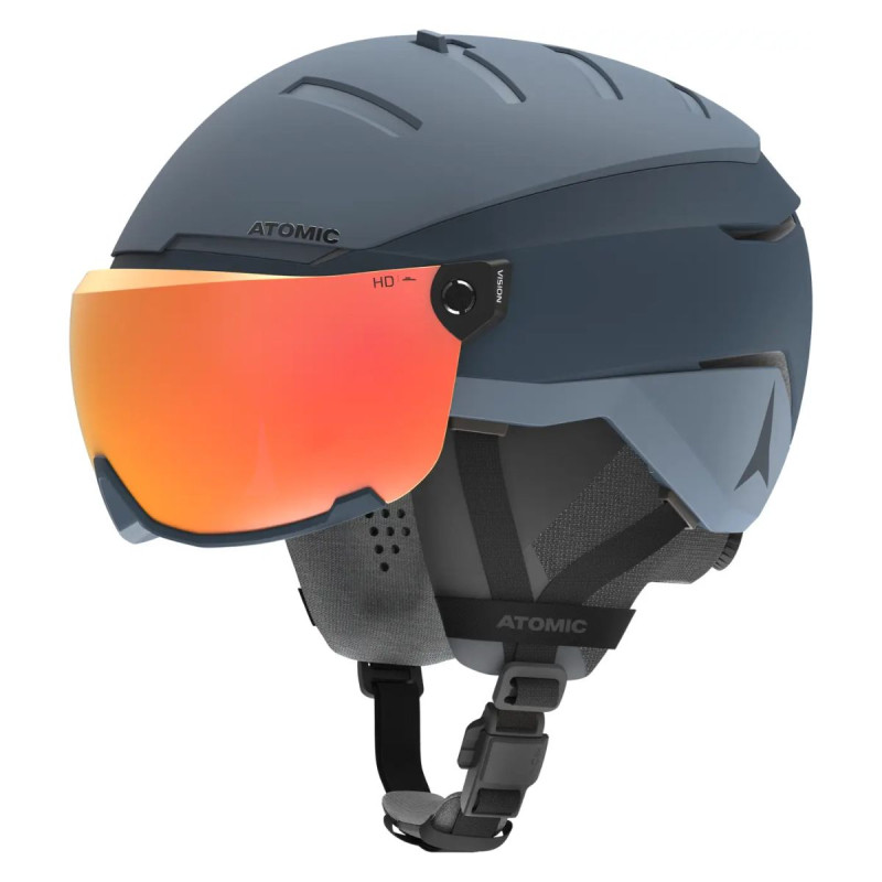 Lyžiarská prilba Atomic SAVOR GT AMID VISOR HD  - šedá