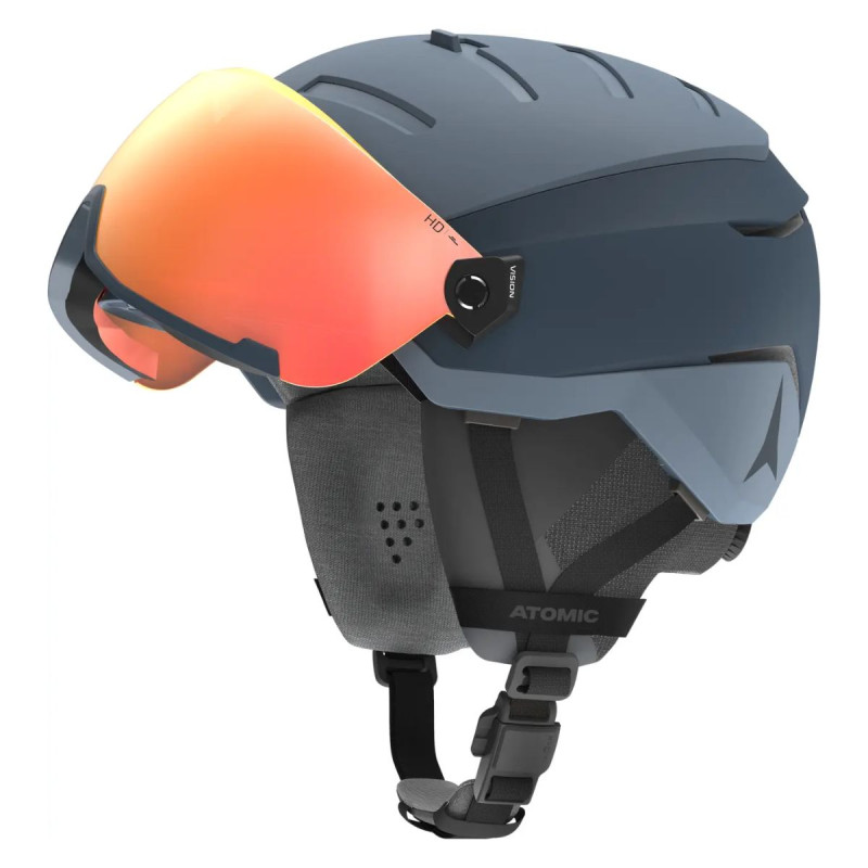 Lyžiarská prilba Atomic SAVOR GT AMID VISOR HD  - šedá
