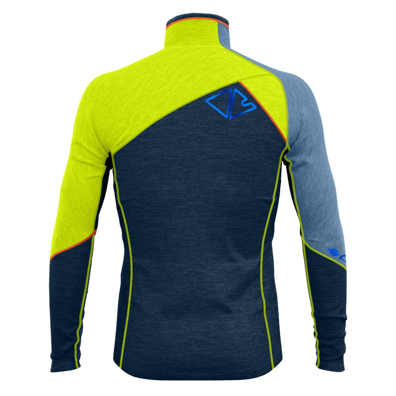 Pánska mikina Crazy FLAME  - modrá