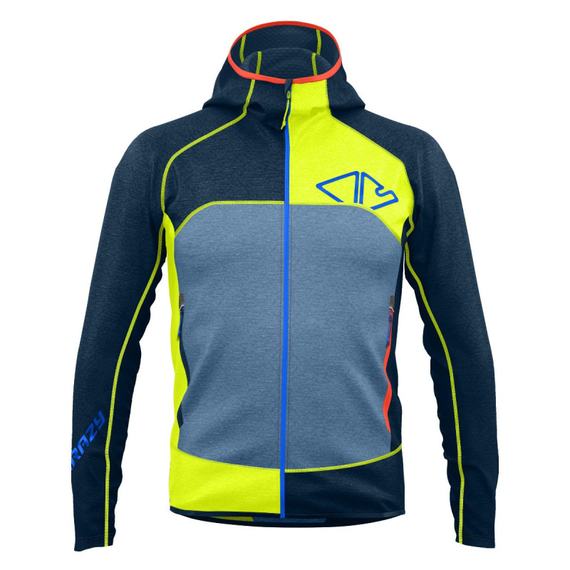 Pánska mikina Crazy RESOLUTION  - modrá