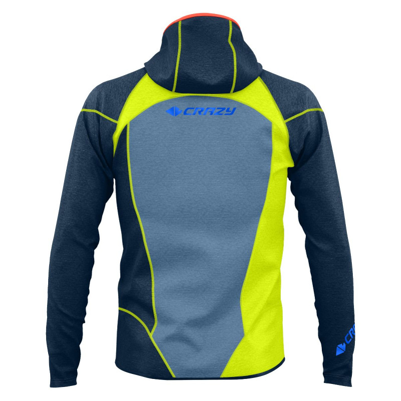 Pánska mikina Crazy RESOLUTION  - modrá