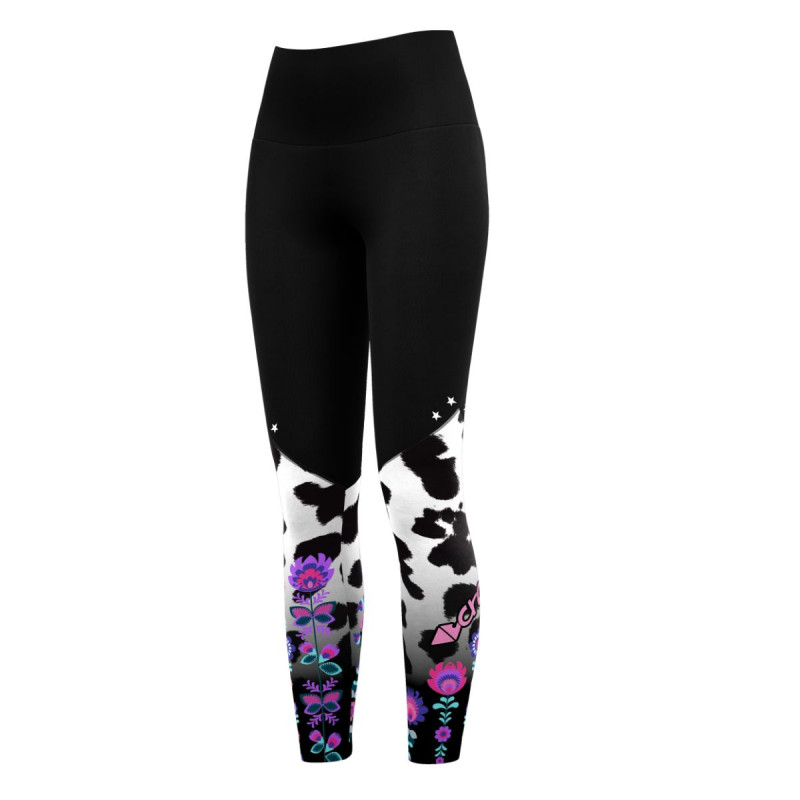 Dámské legíny Crazy FUSEAUX KINSEJ  - černá