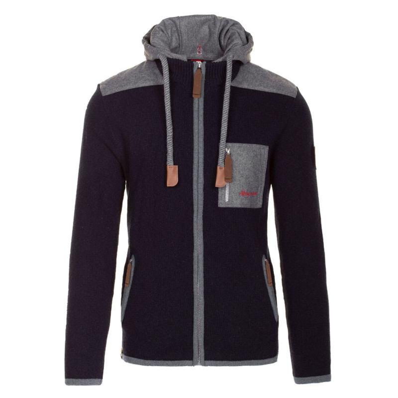 Pánsky sveter Almgwand ANGERERALM  - tmavo modrá