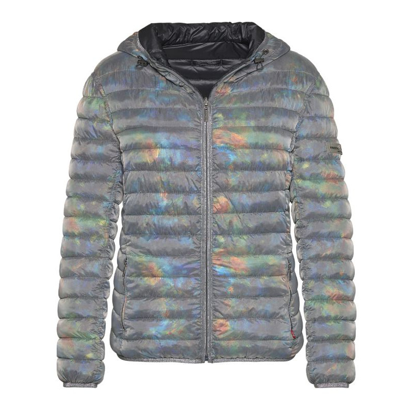 Dámská bunda Frieda & Freddies FAKE DOWN JACKET  7705  - šedá